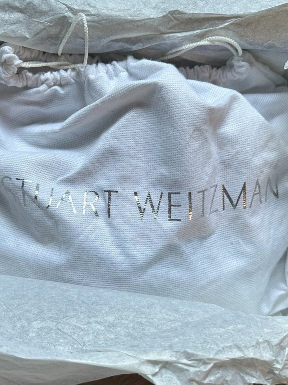 Stuart Weitzman Nudist Black Goose Bump Nappa Leather Heel - Picture 7 of 8